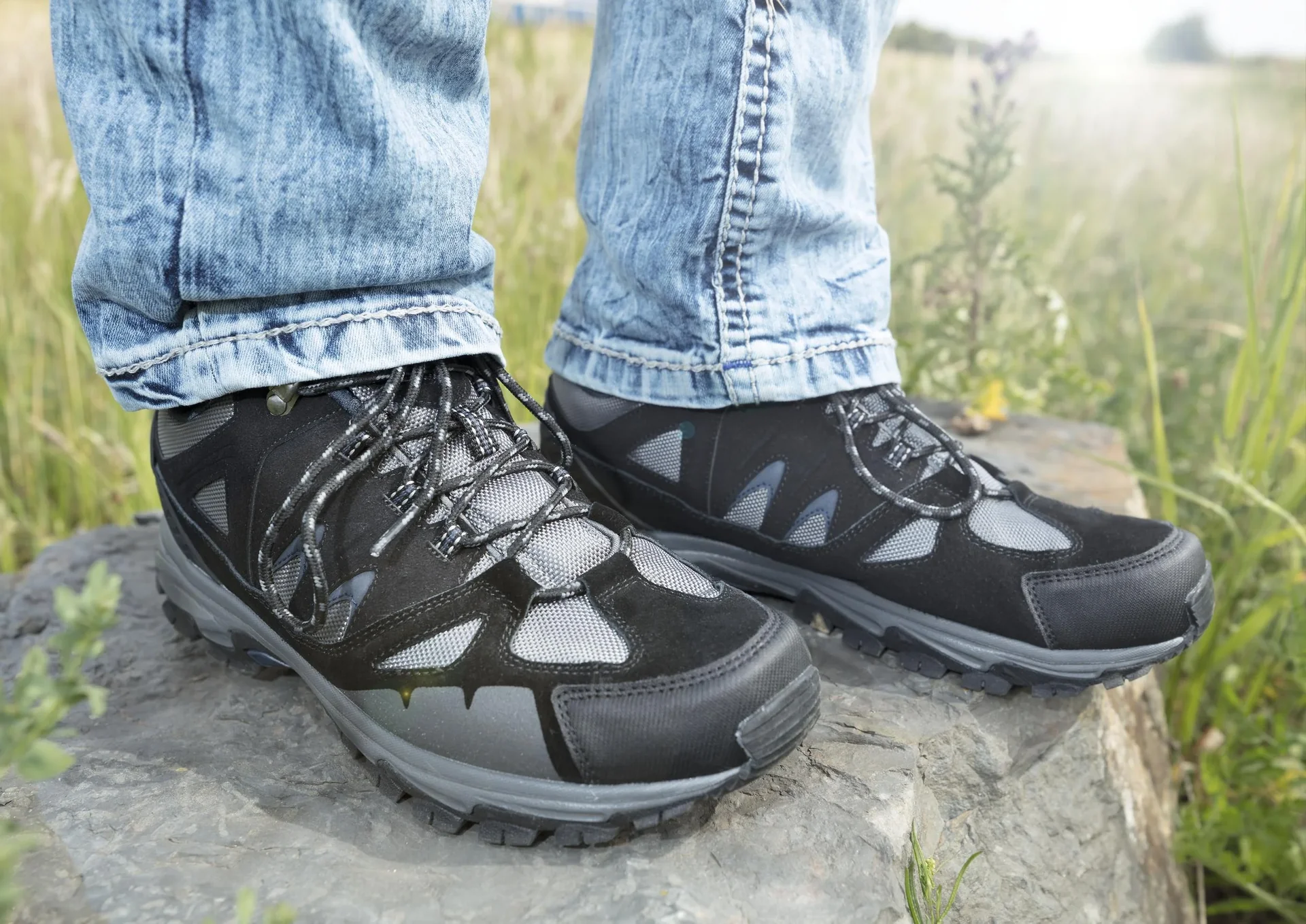 Freizeit und Wanderschuh, Farbe grau, Gr.40 - 4