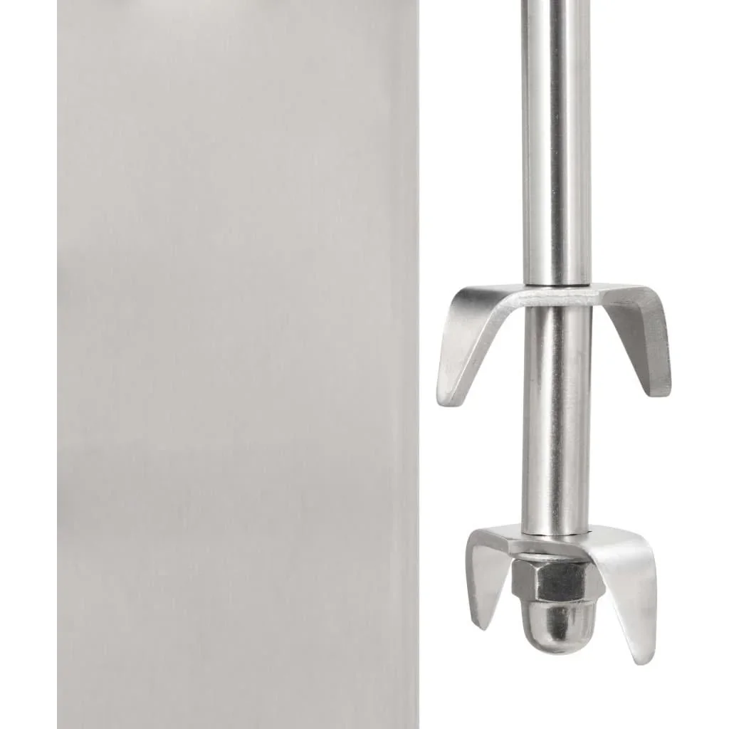 Milchshake-Mixer mit Doppelbechern aus Edelstahl 2 L - 0