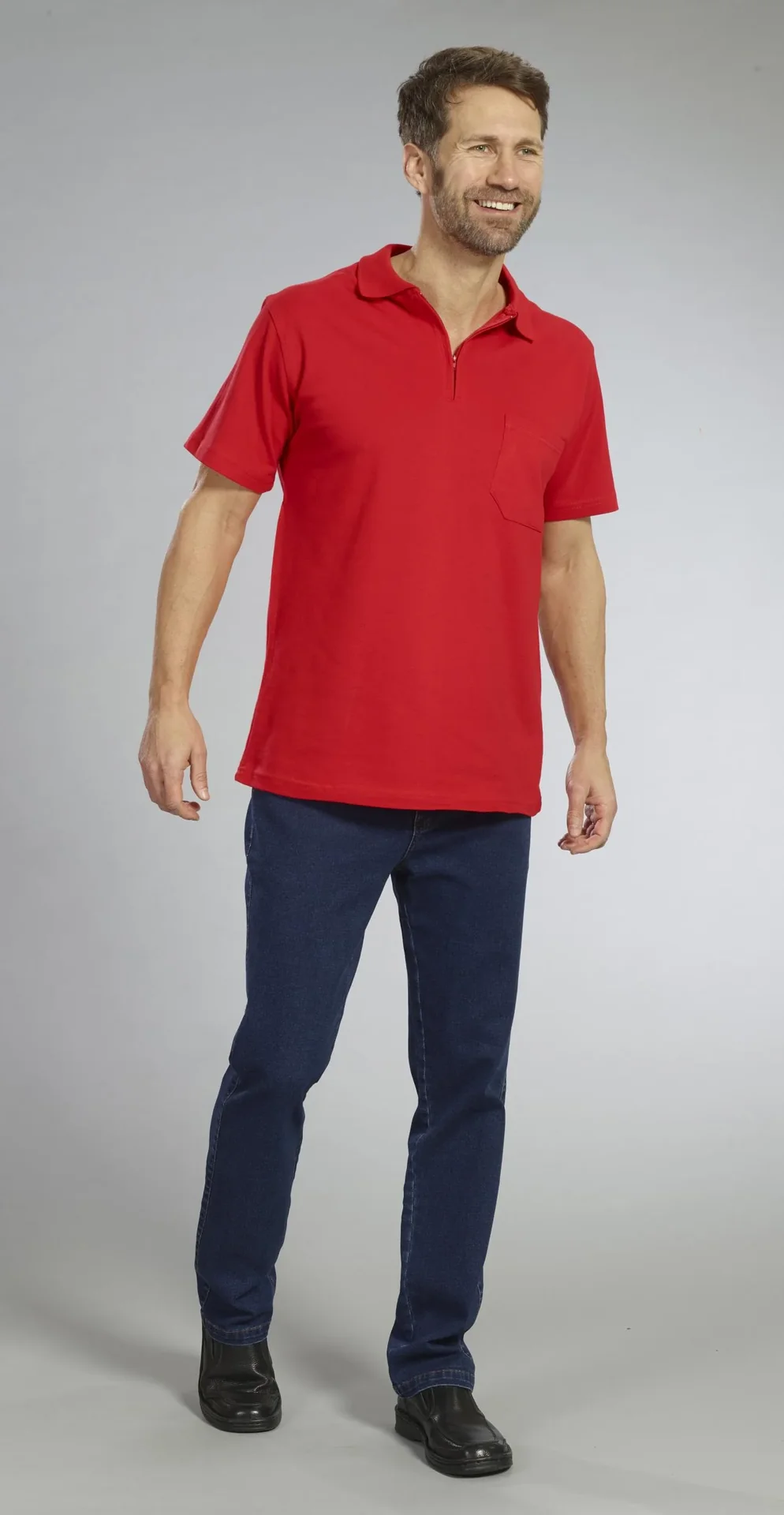 5 Pocket Jeans, Farbe bluestone, Gr.48 - 3