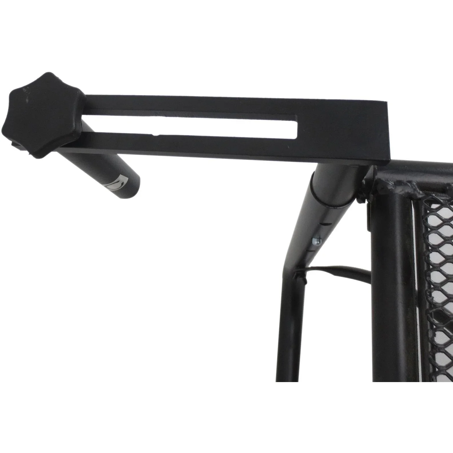 Balkonhängetisch Hängetisch höhenverstellbar viereckig Terrasse Metall Schwarz L60 x B56,5 x H45 cm - 2