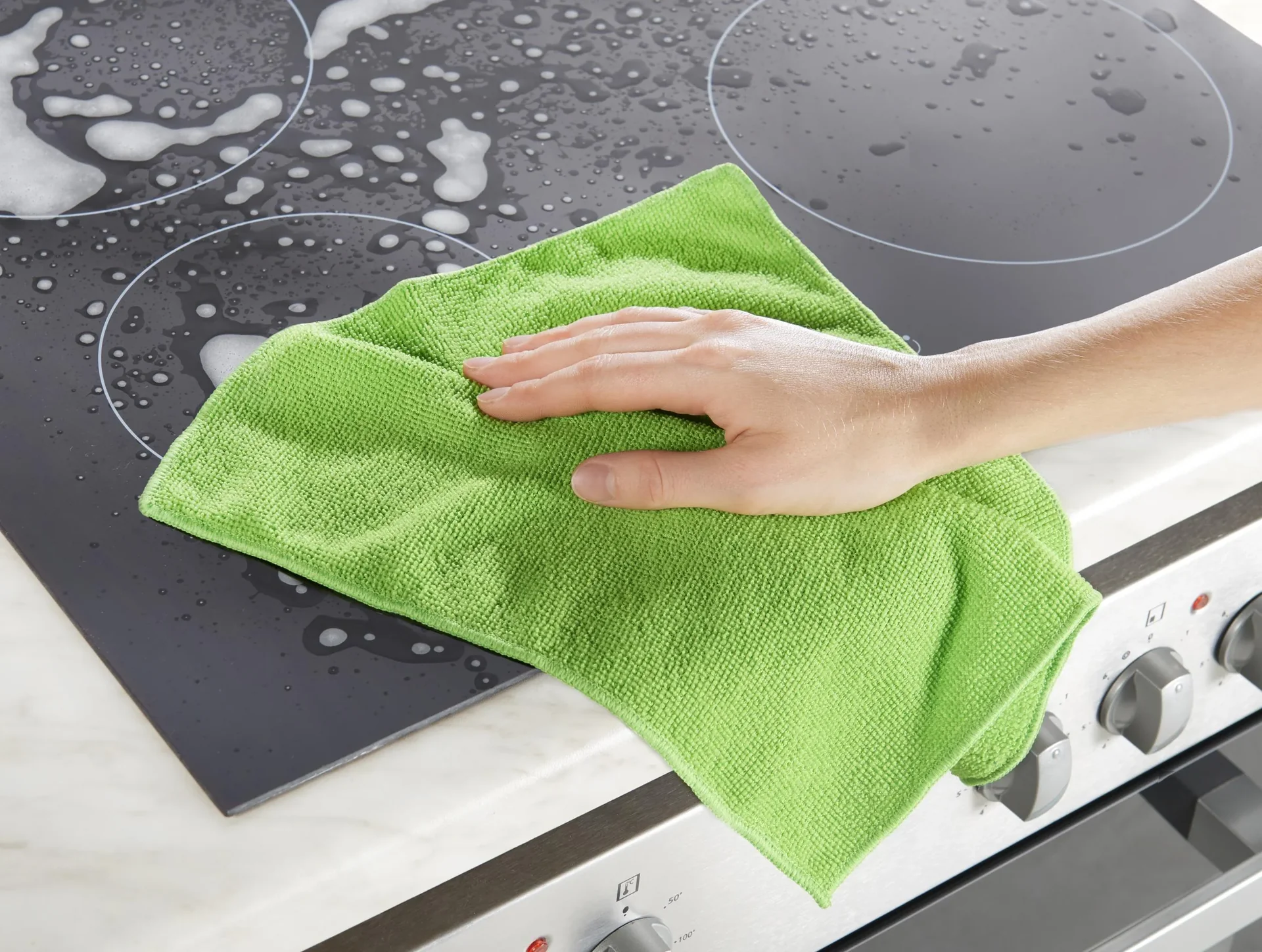 Power Mikrofaser Putzset + GRATIS dazu 2 Handschuhe, 22-teilig - 0