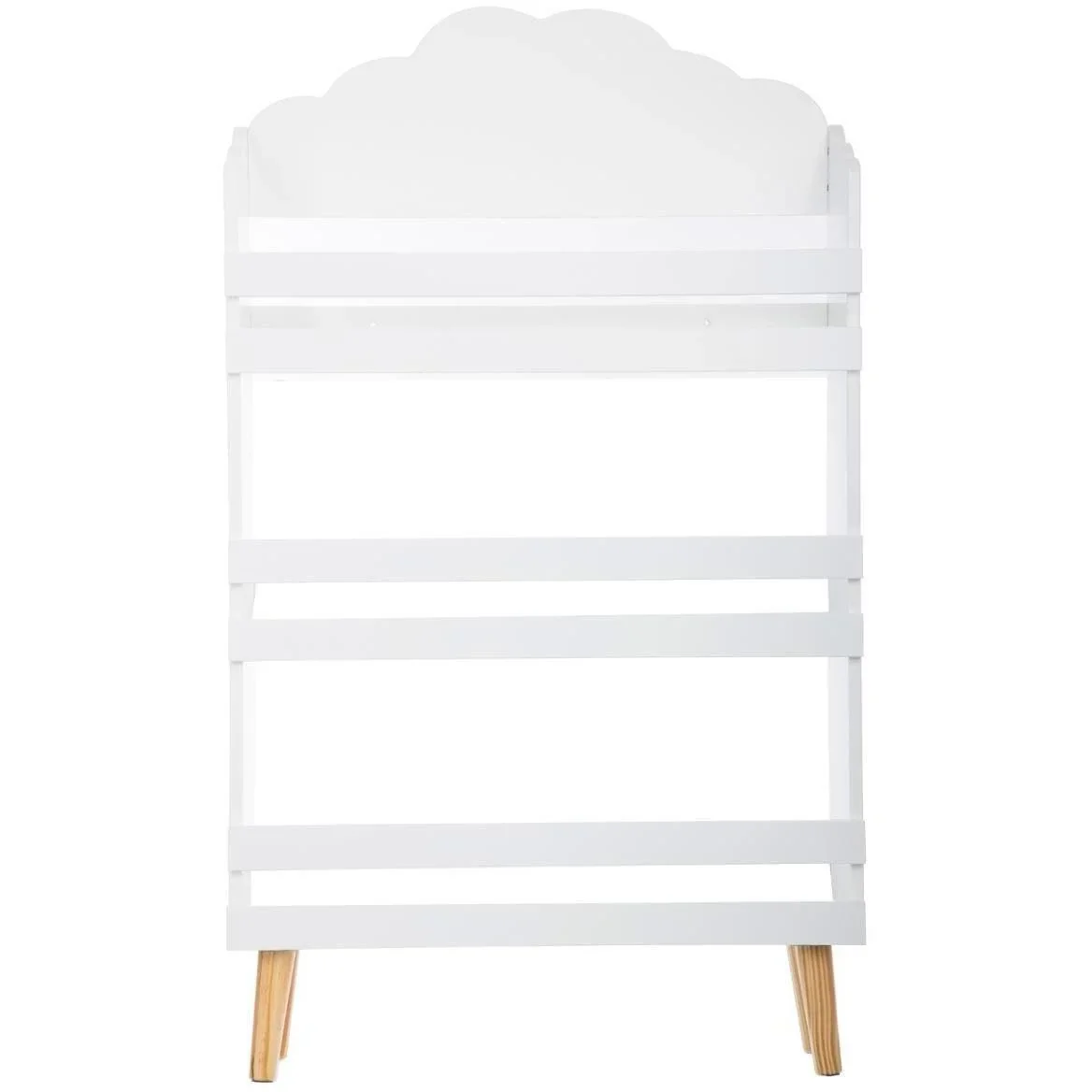Schrank im Wolfsdesign - 58x100x18 cm - Weiß - 0