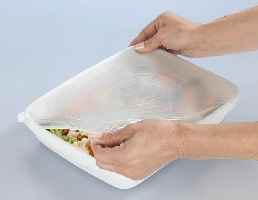 Silikon Abdeckhauben, Stretch 6-teilig - 0