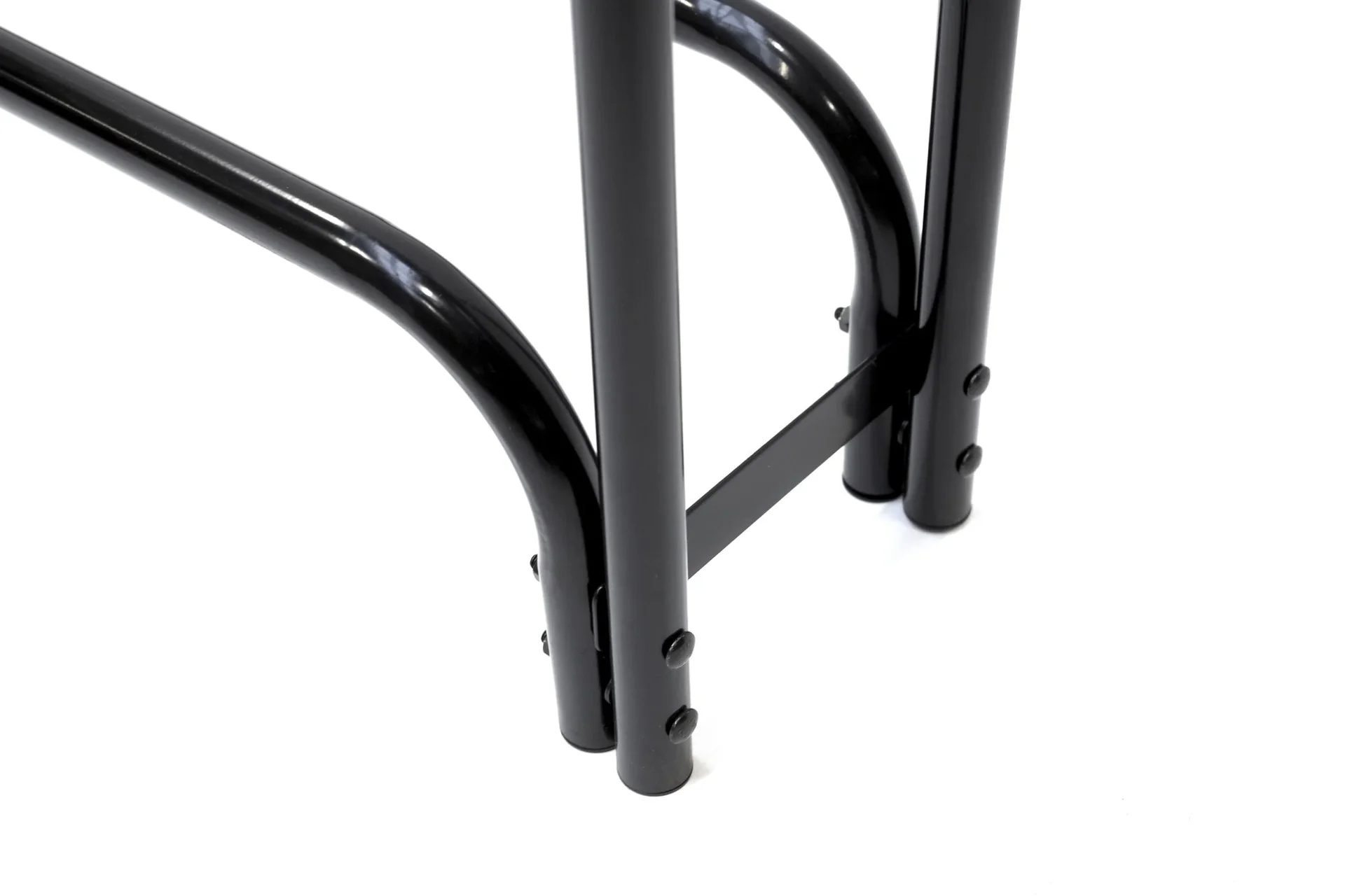 Kaminholz Kaminholzregal 126x25x118 cm Schwarz - 9