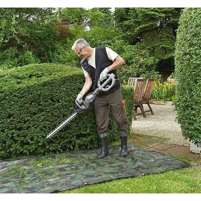 MAXXGARDEN TELESKOP-HECKENSCHERE 140° SCHWENKBARER KOPF - 180° SCHWENKGRIFF 710W - 58,5 CM - 1700 U/MIN. - 0