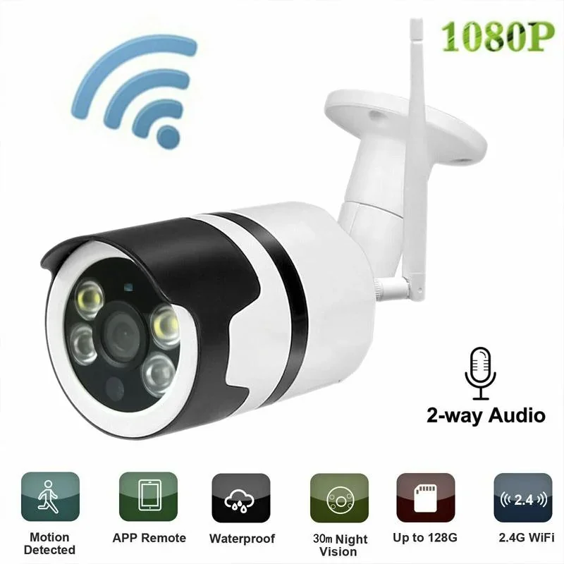 Full HD Smart WLAN IP Kamera mit spritzwassergeschütztem Metallgehäuse, Bewegungssensor, Nachtsicht - 3