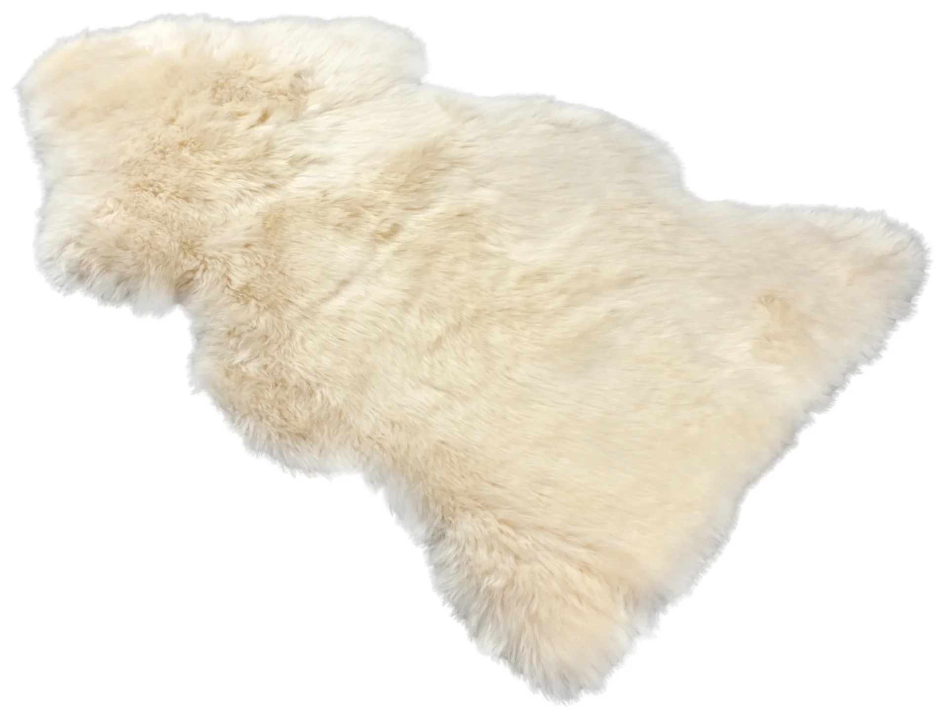 Lammfell in Tierform Beal, beige, 100-105 cm lang - 1