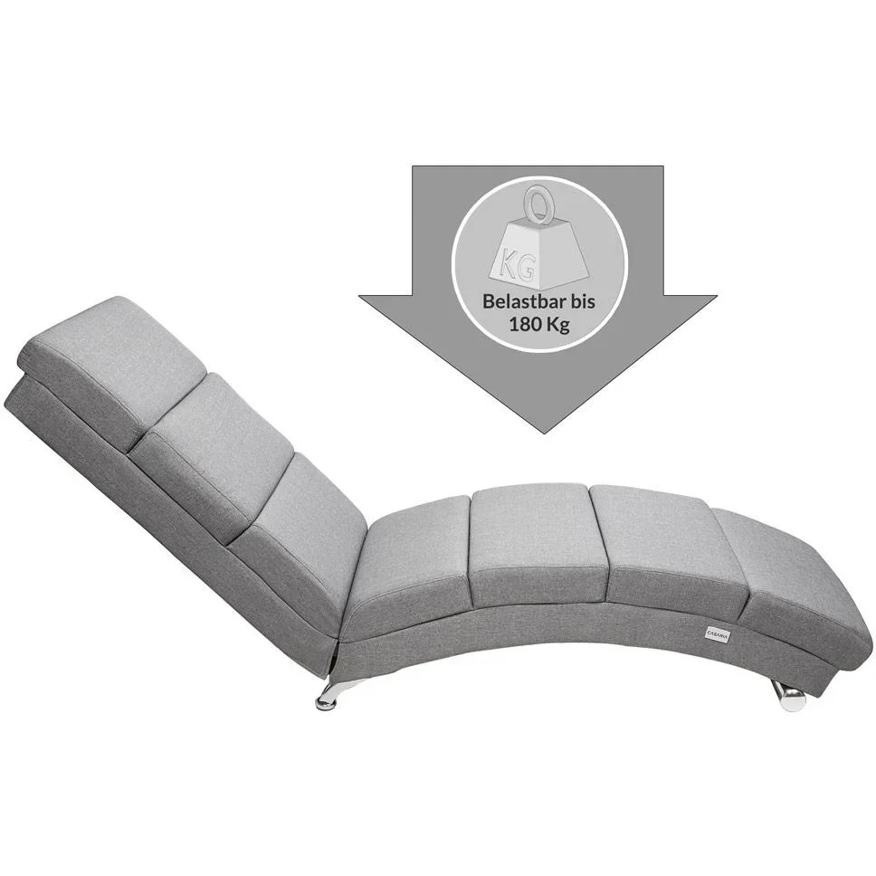 Relaxliege - grau mit Massage- und Heizfunktion - 0