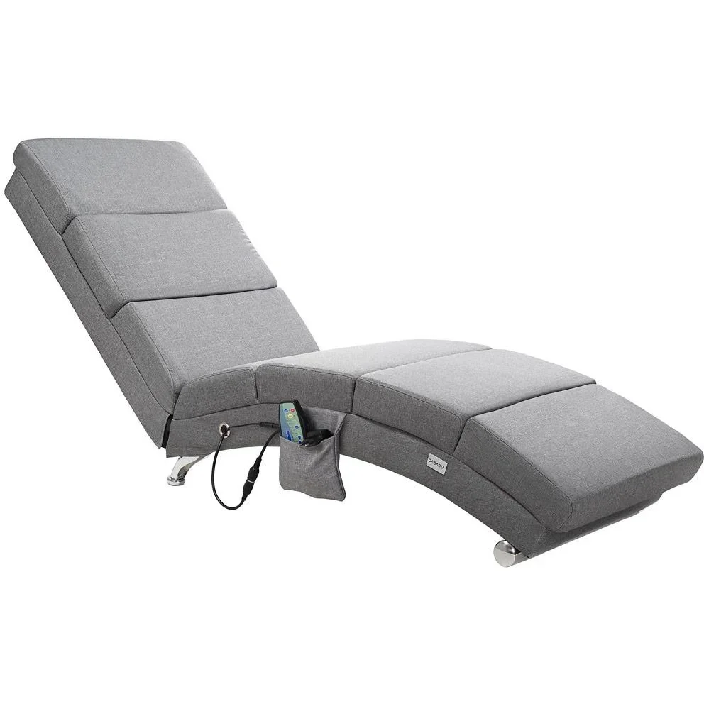 Relaxliege - grau mit Massage- und Heizfunktion - 3