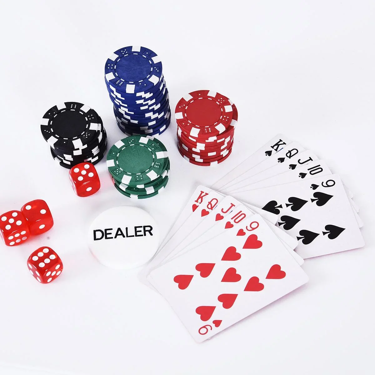 Pokerkoffer mit 200 Chips silber - 7