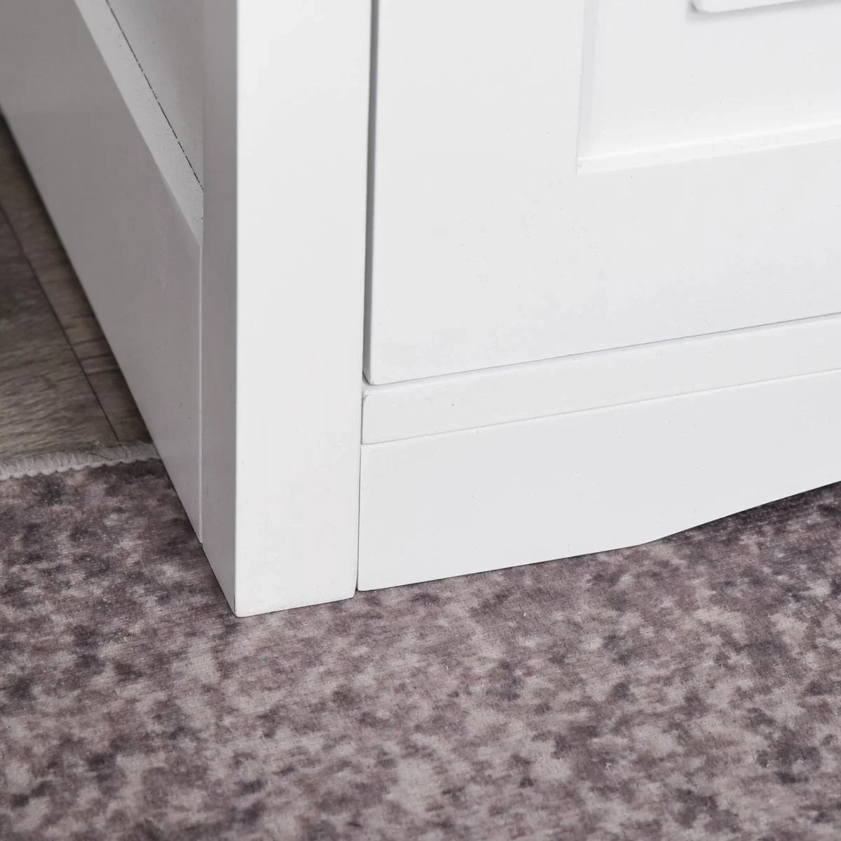3in1 Toilettenschrank für Katzen weiß - 3