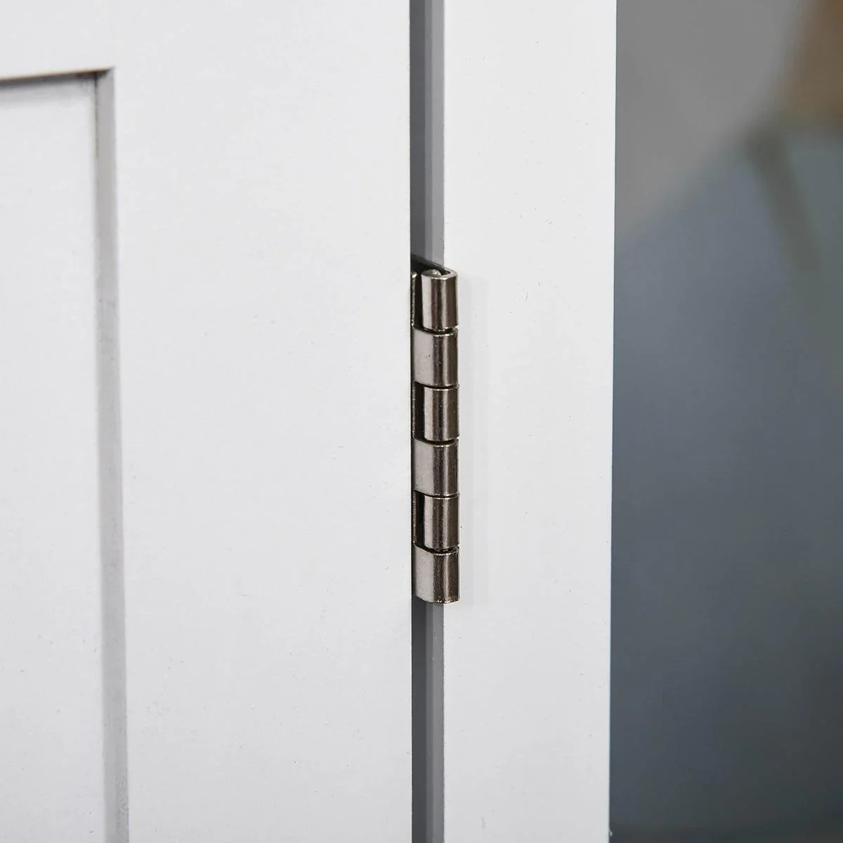3in1 Toilettenschrank für Katzen weiß - 5