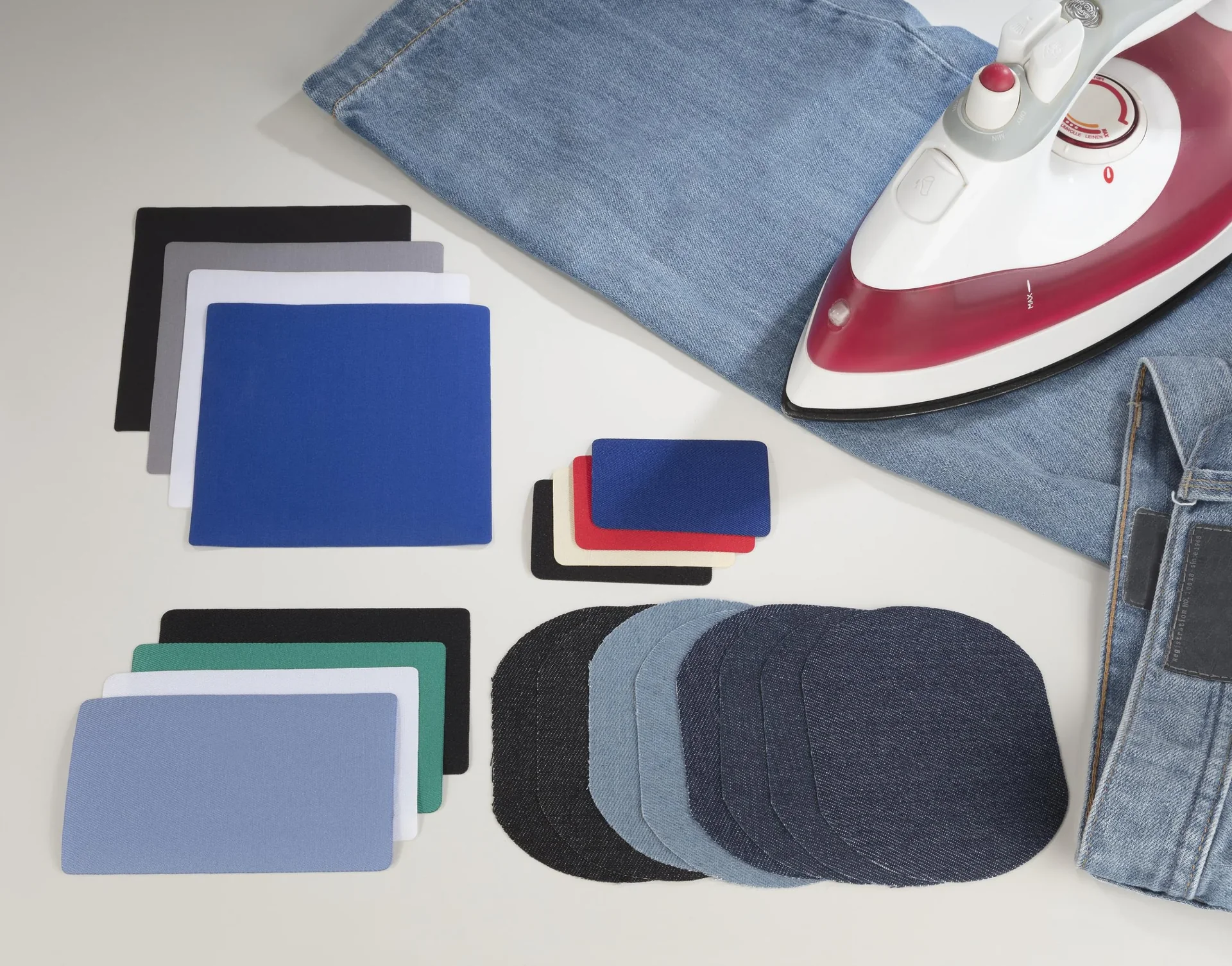 Aufbügelstoffe, Bügelflicken, 20-teilig - 0