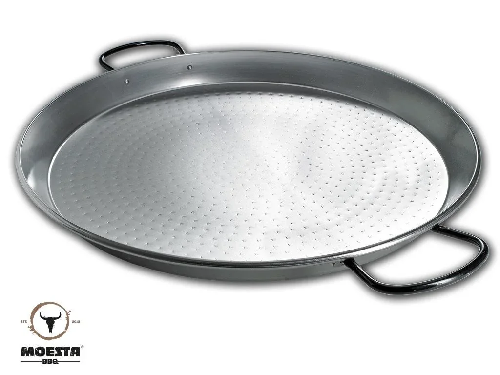 PAN BBQ Set - für Smokin Pizzaring: 47 / 50cm - die XXL Pfanne für Paelle, Reibekuchen und vieles mehr - 0