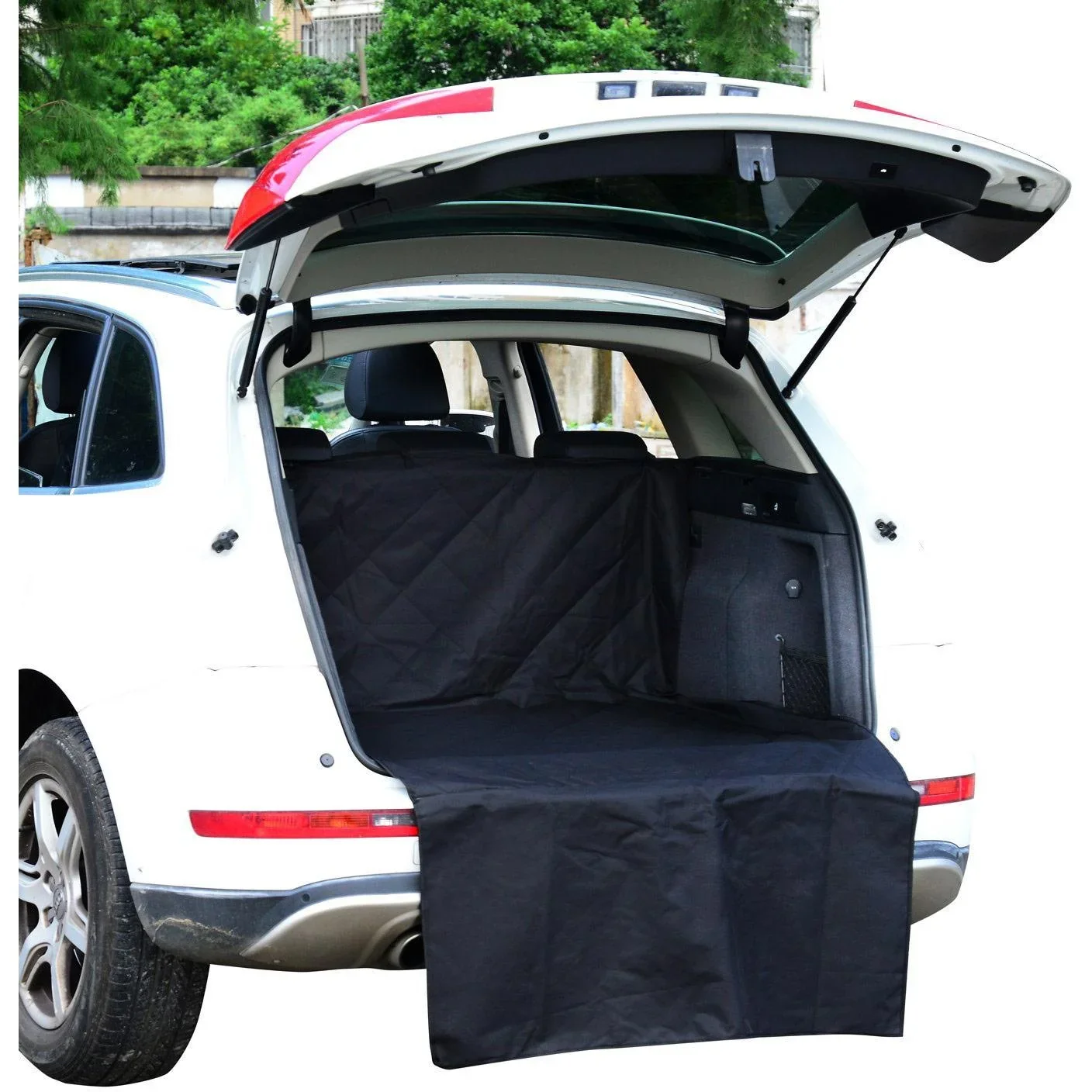 Hundedecke Auto Kofferraumdecke Schwarz 198 x 107 cm - 3