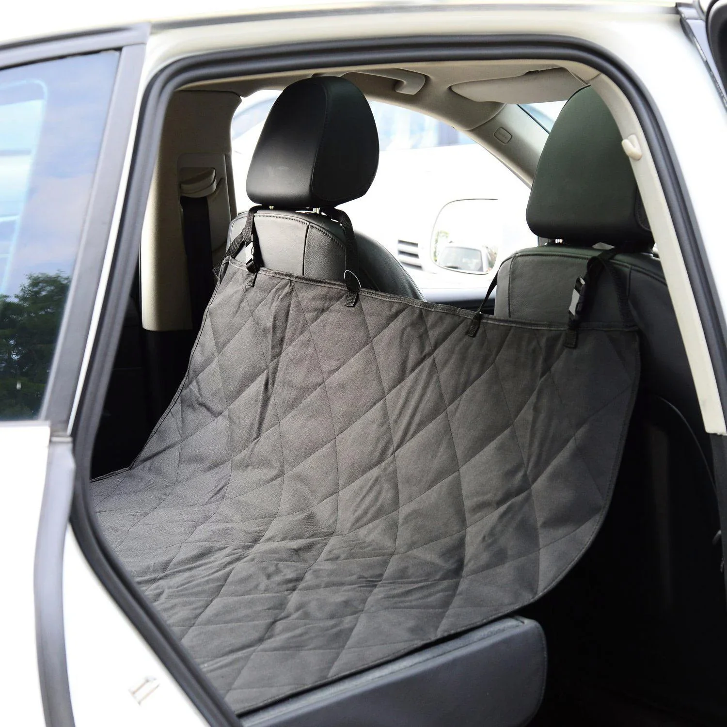 Hundedecke Auto Kofferraumdecke Schwarz 198 x 107 cm - 4
