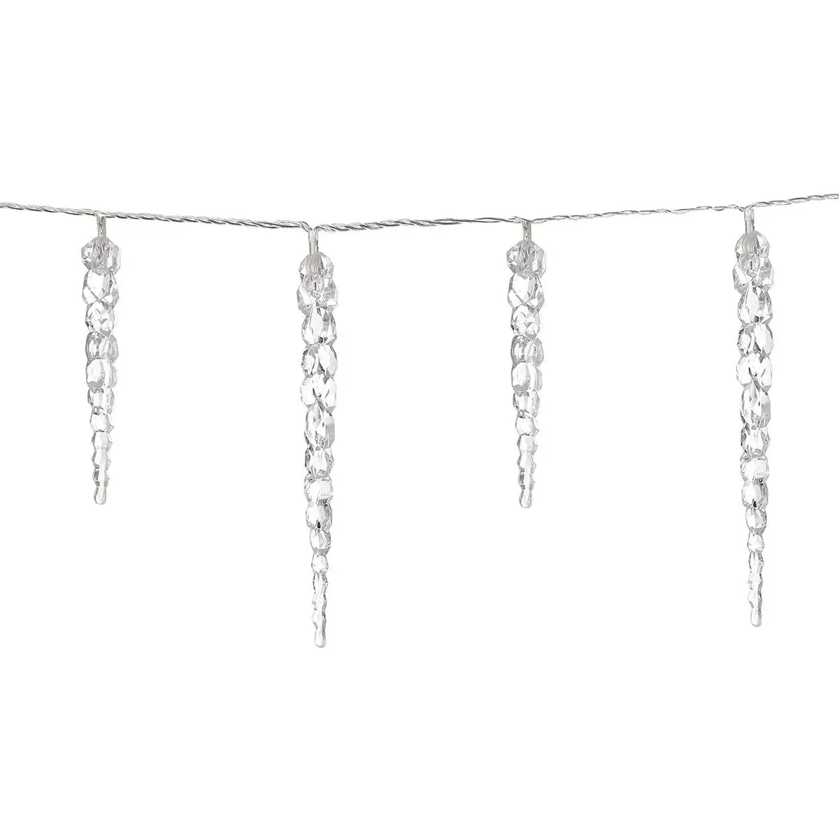 Weihnachts-Eiszapfen-Lichterkette 40 LED 10,4m - 5