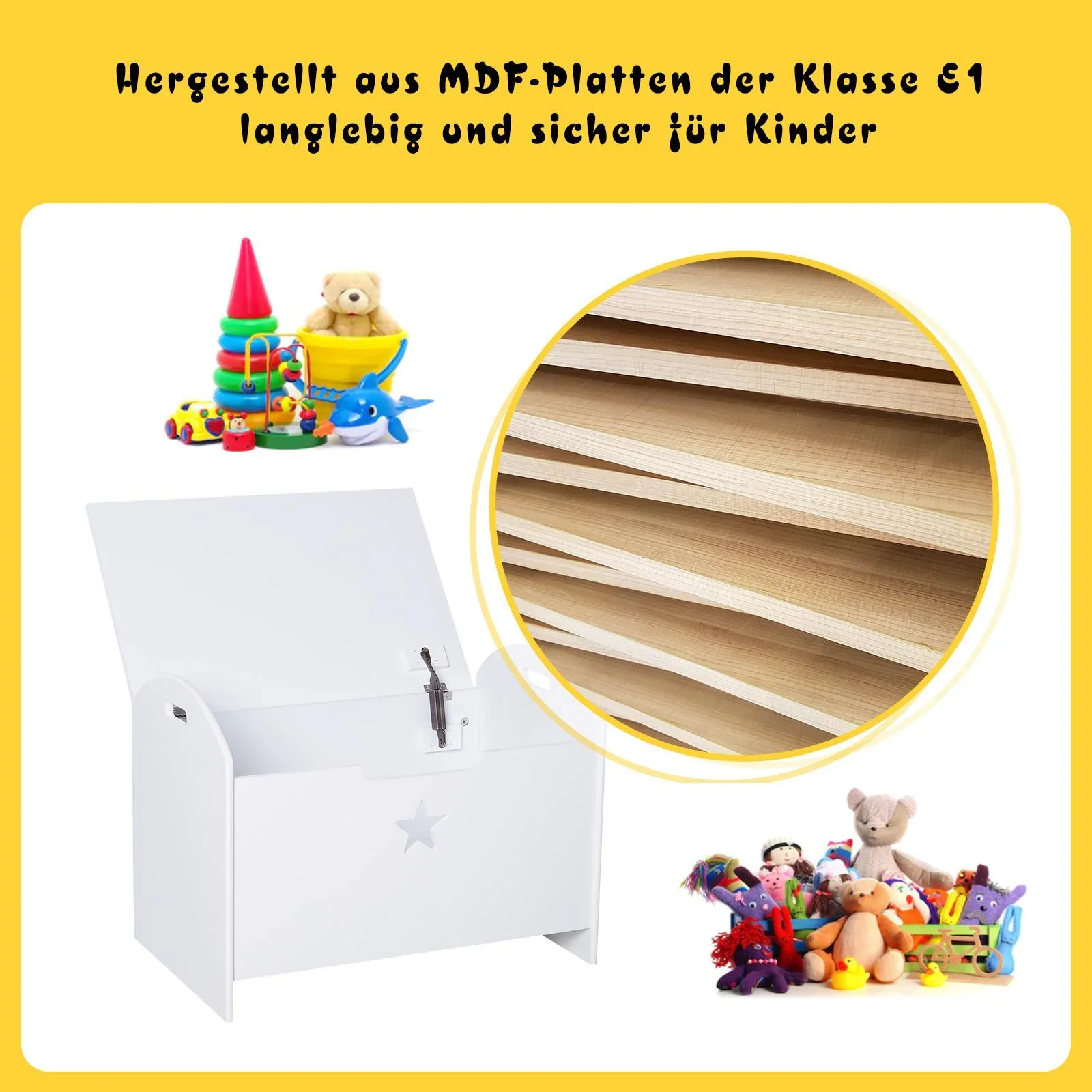 Kinder Spielzeugtruhe - 6