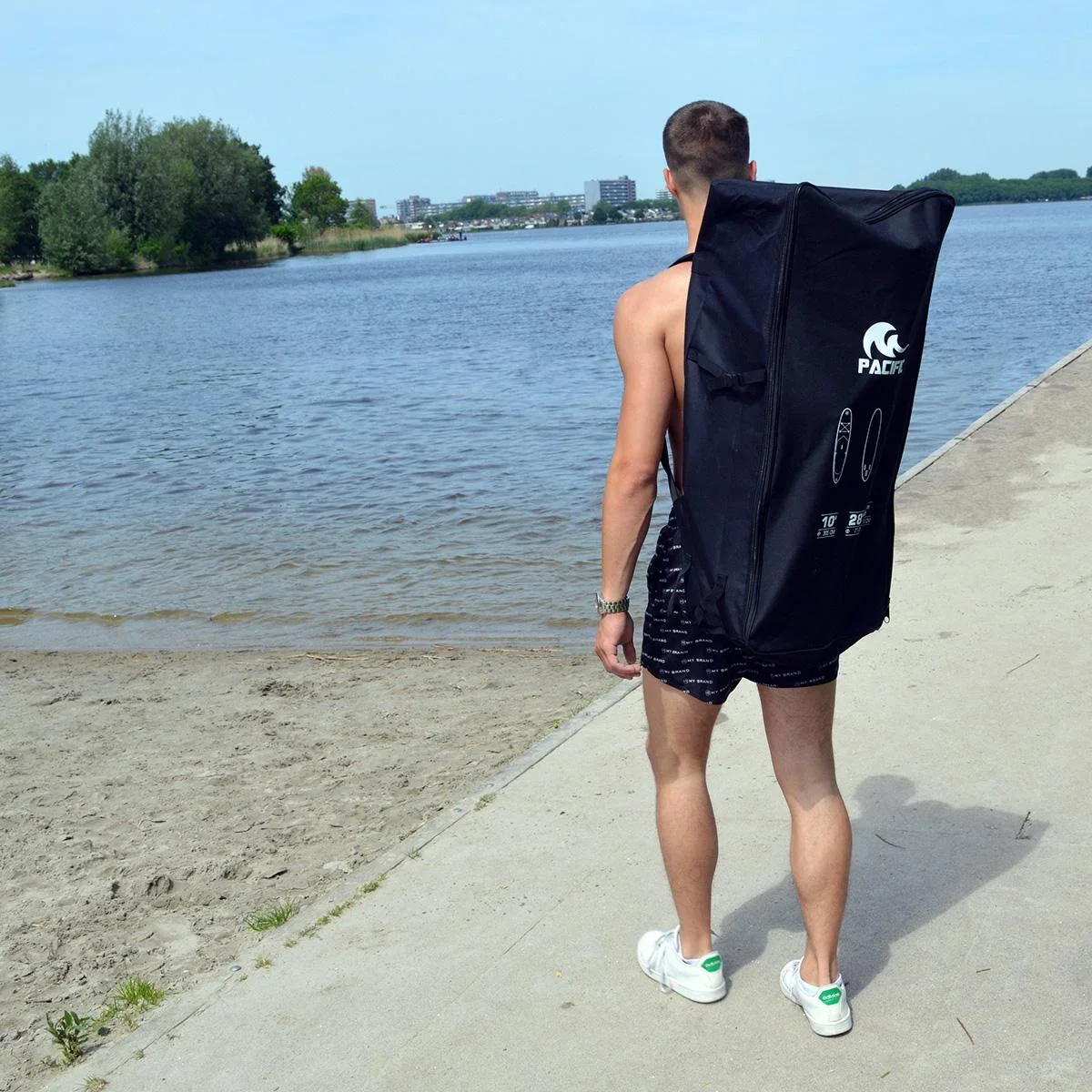 Pacific Ocean Green Sup Board mit FREE SUP Chair- Special Edition - 285 cm - 6 Stück- Grün - bis zu 100kg - 4