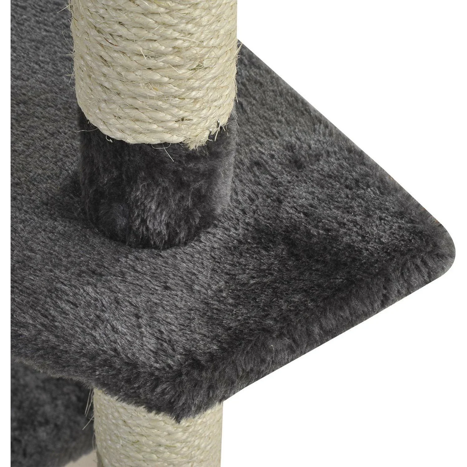 Kratzbaum 200 cm mit Sisal und Plüsch - 2