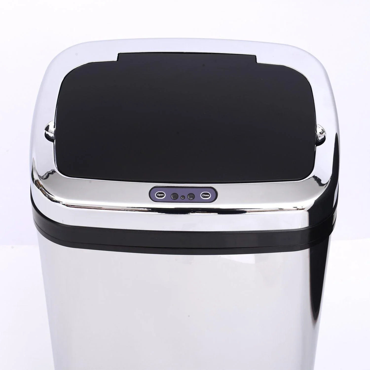 Edelstahl Automatik Sensor 30L Mülleimer Abfalleimer IR Sensor (viereckig) - 0