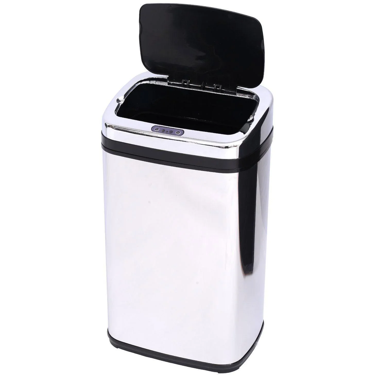Edelstahl Automatik Sensor 30L Mülleimer Abfalleimer IR Sensor (viereckig) - 1