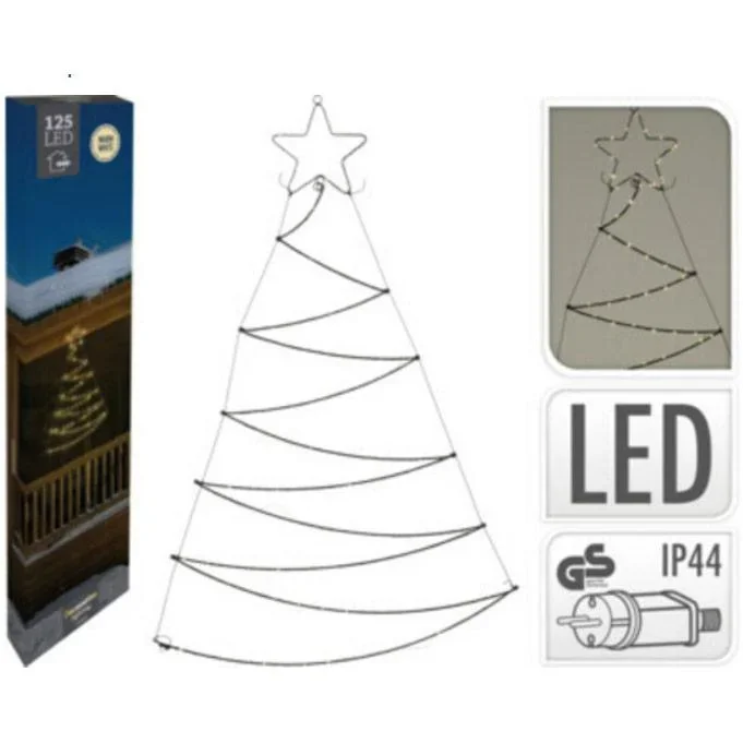 Beleuchteter LED-Weihnachtsbaum - 125LED - 76X110CM - 0