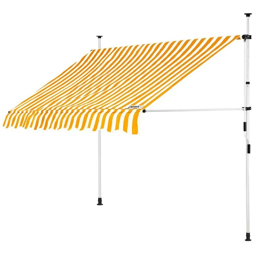Klemmmarkise blau/weiß 200cm - 0