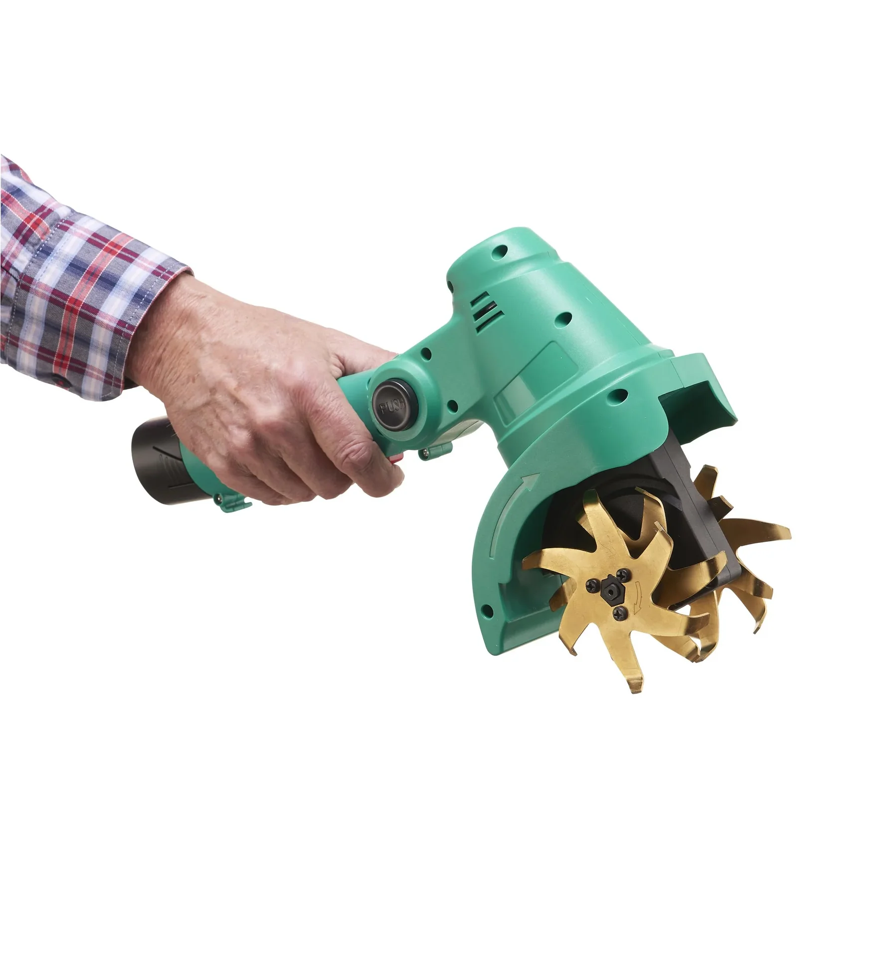 Akku-Bodenhacke X-Grubber 4 in 1 - Vereinfacht das Jäten! - 1