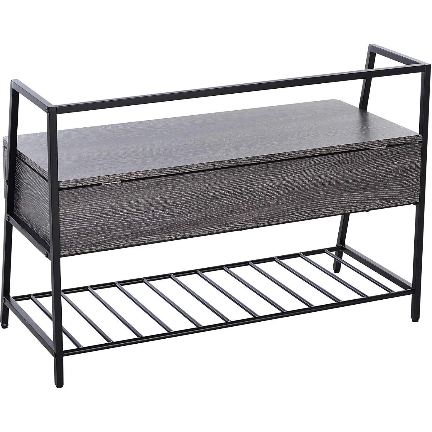 Schuhregal mit 2 Staufächer - 3