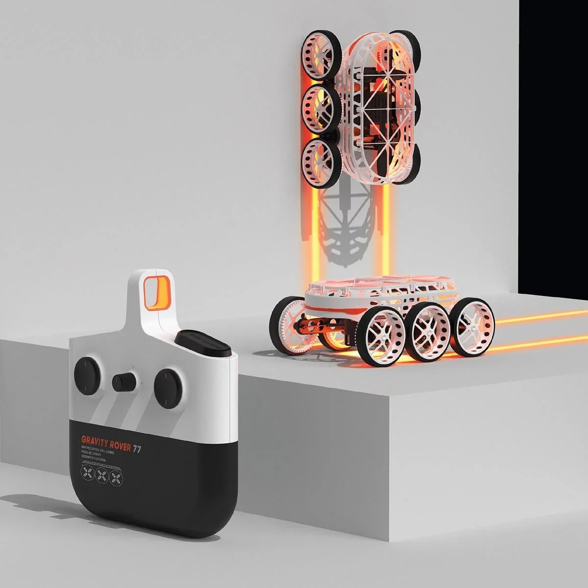 Sharper Image RC Gravity Rover - Fährt über Boden, Wände und Decken - 2