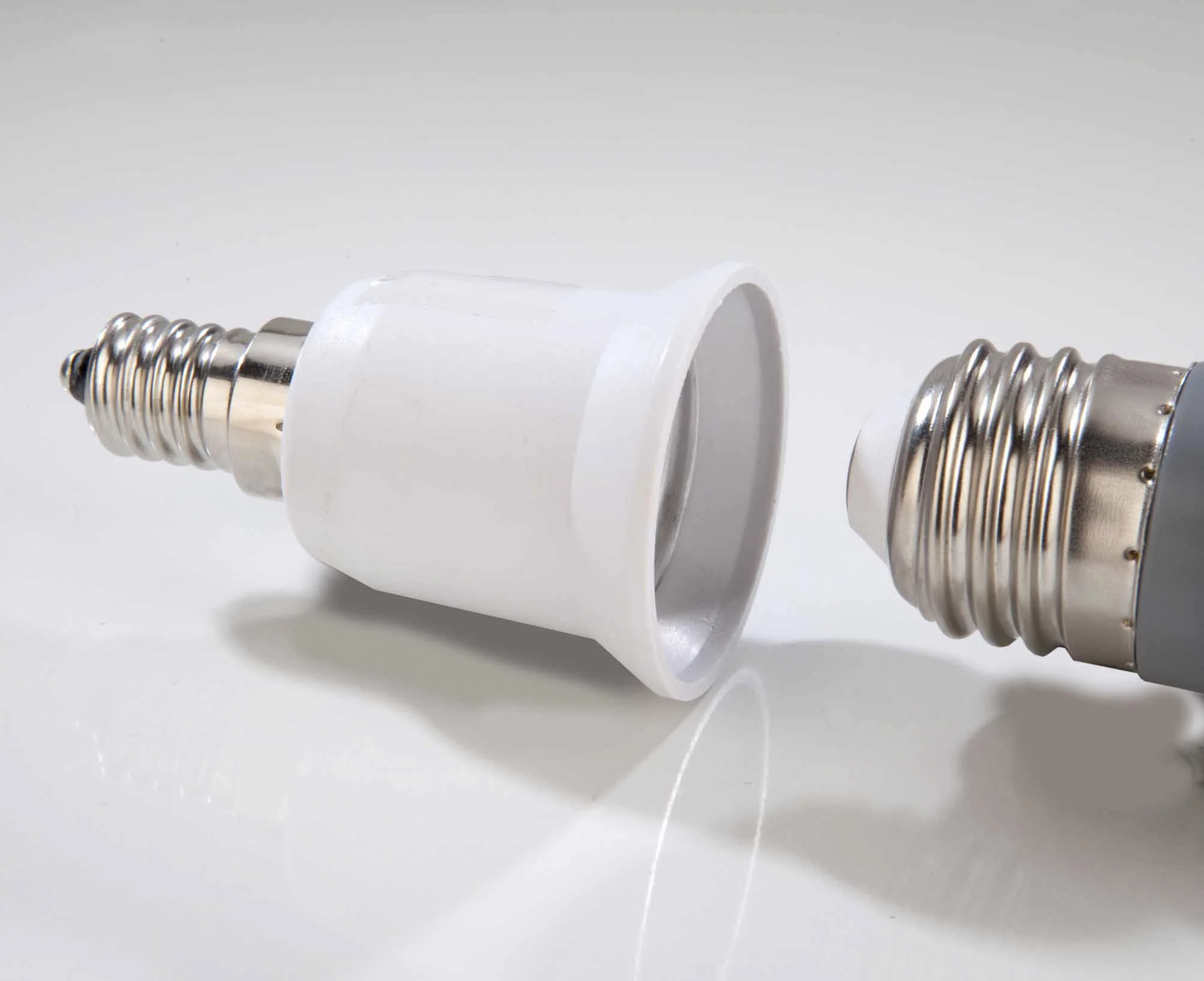 Adapter GU10 auf E14 Sockel, 3 Stück - 3