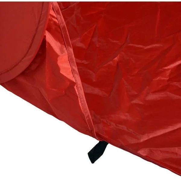 Wurfzelt Pop Up Zelt Strandmuschel Campingzelt rot - 3