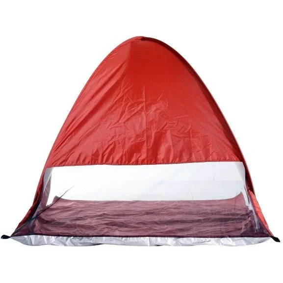 Wurfzelt Pop Up Zelt Strandmuschel Campingzelt rot - 4