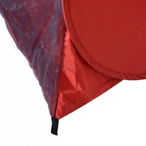 Wurfzelt Pop Up Zelt Strandmuschel Campingzelt rot - 7