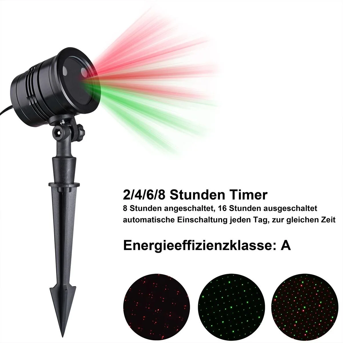 LED-Strahlerlampe rot/grün - 6