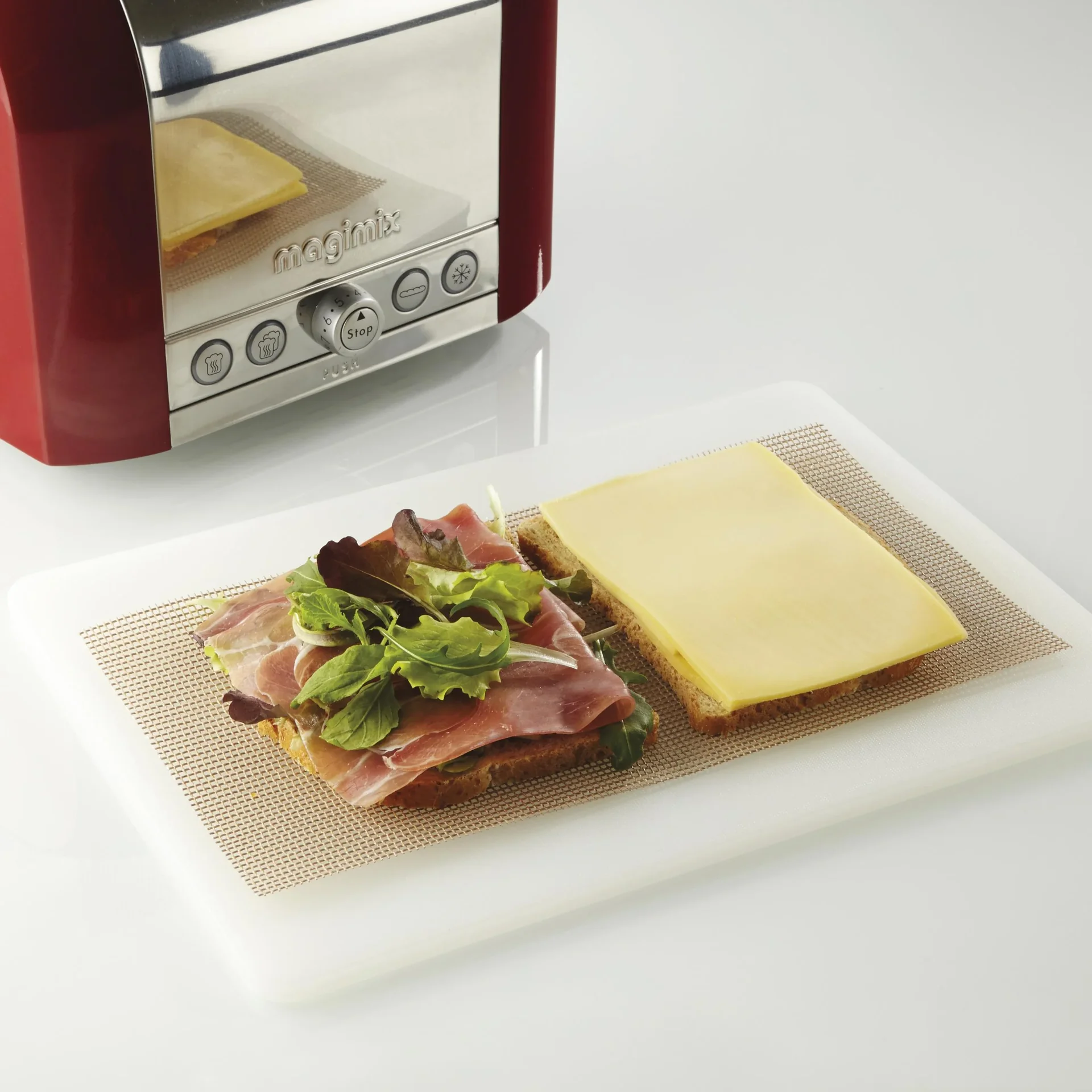 Crispy Toast Tasche 2er Set - Antihaft-Toastasche für Sandwiches und Snacks - 3