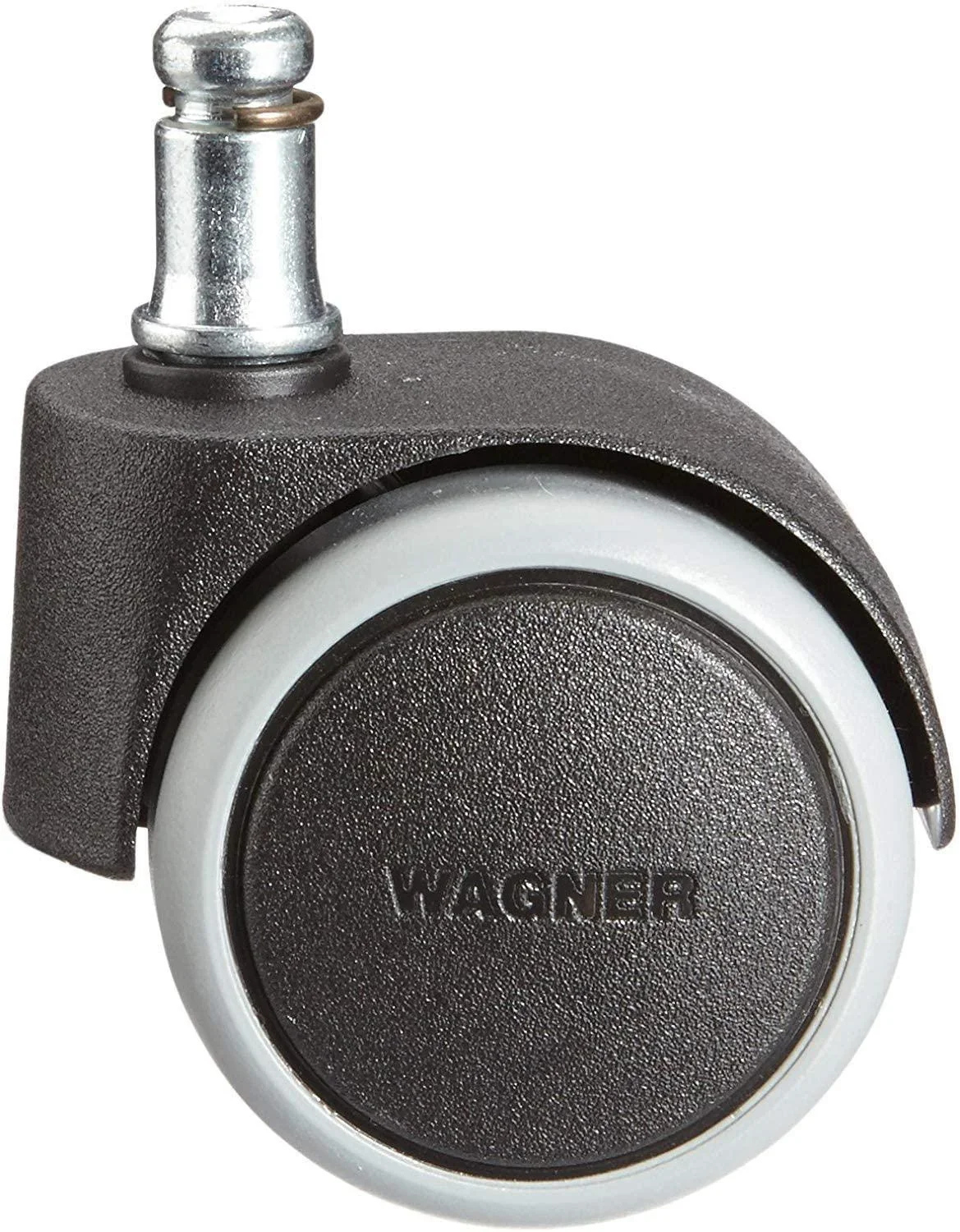 Drehstuhlrollen/Bürostuhlrollen 5 teilig Ø 50 mm, soft, intervallgebremst, Steckstift 11 x 20 mm, Tragkraft 50 kg/Rolle - 0