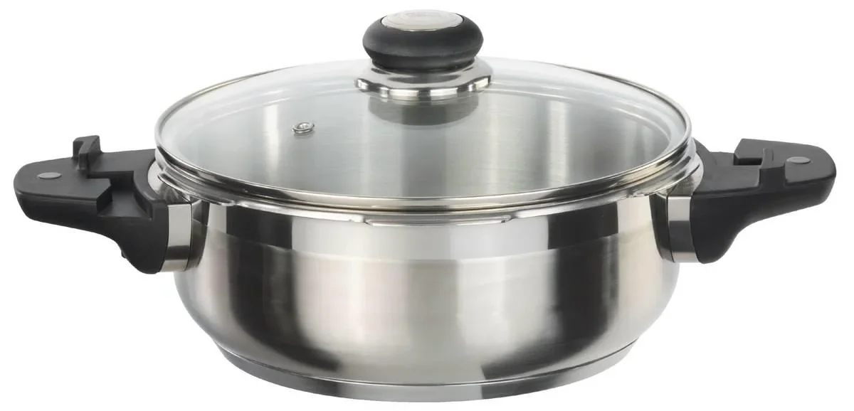 Schnellkochtopf-Set „Biostar“, Edelstahl, 6-teilig - 5