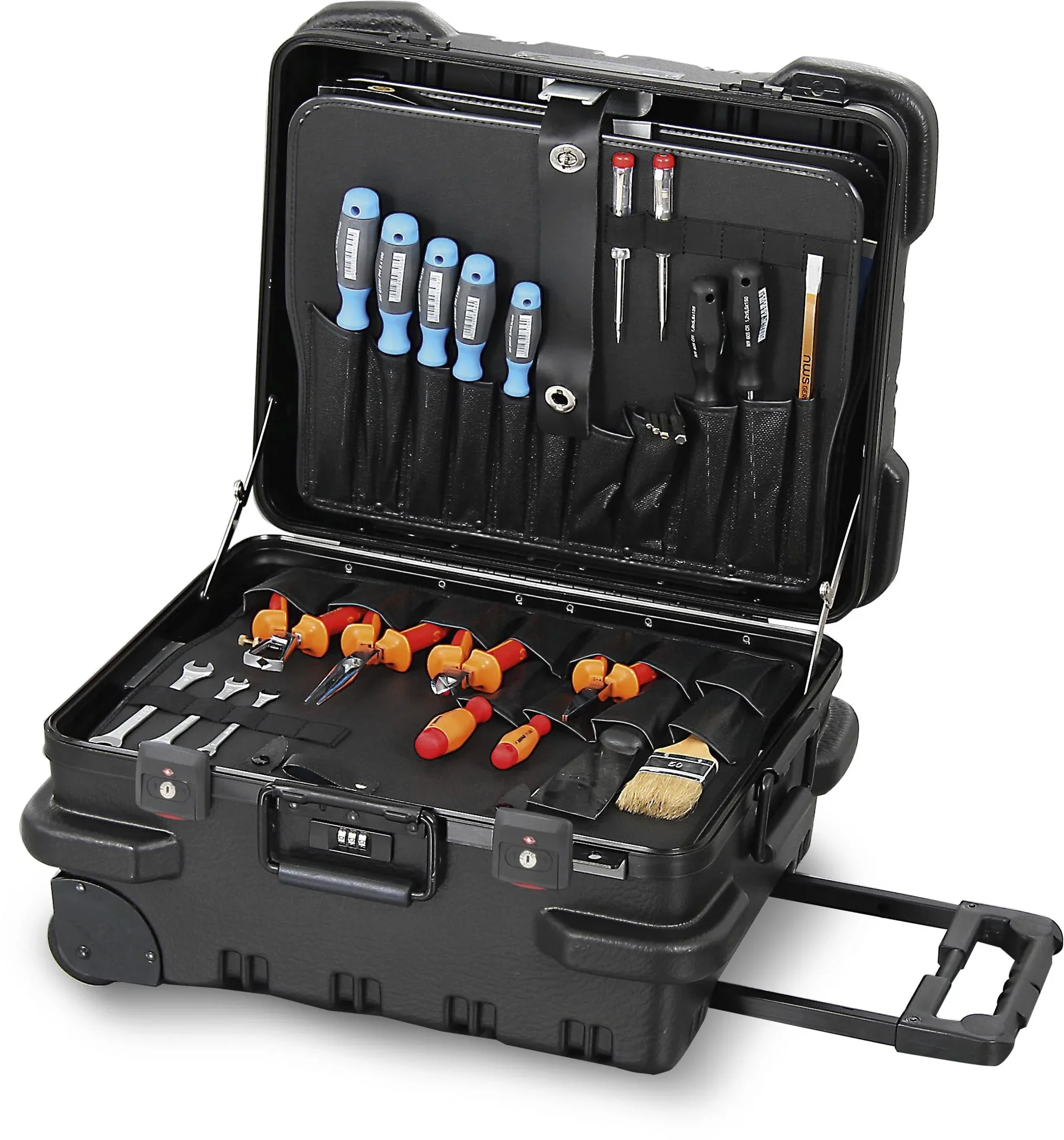 Werkzeugkoffer CHICAGO CASE 5530, 53 Liter, bruchsicher mit integriertem Rollensystem - 8