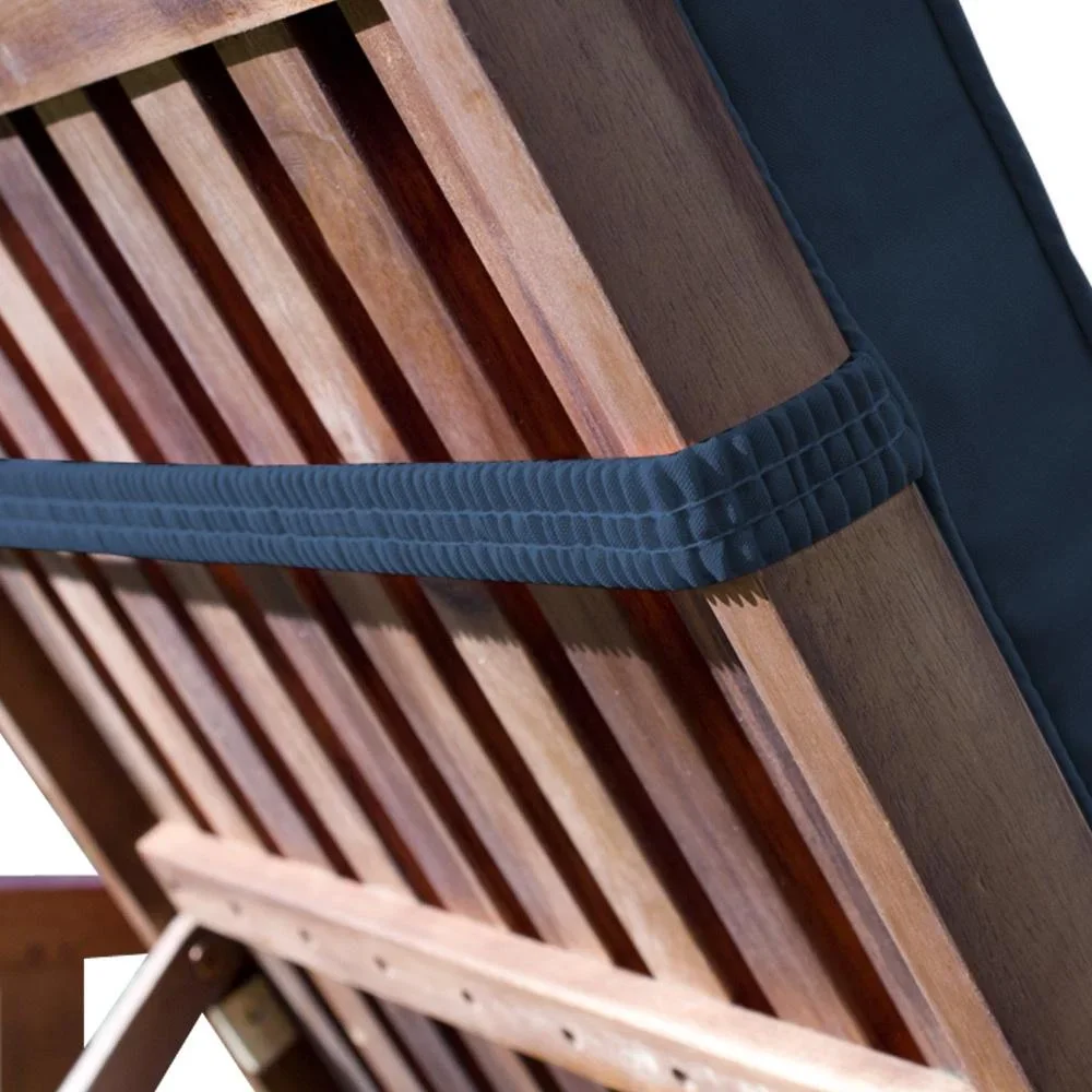 Garten-Kissen - Für Liege - Blau - 173x43x6cm - 1