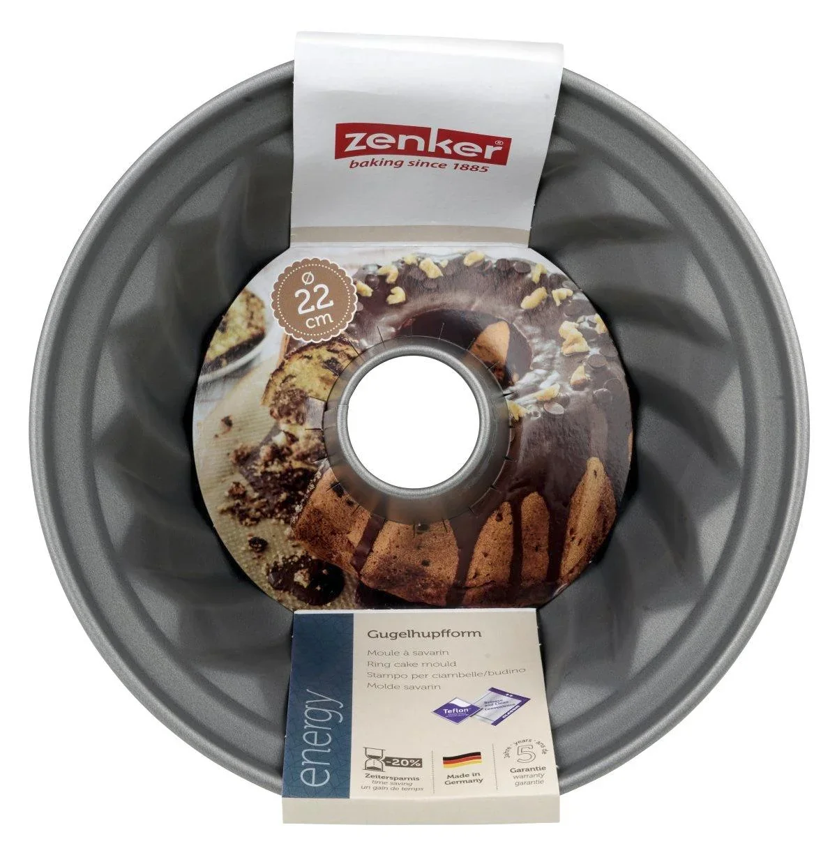 Gugelhupfform Energy 22 cm antihaftend - 1