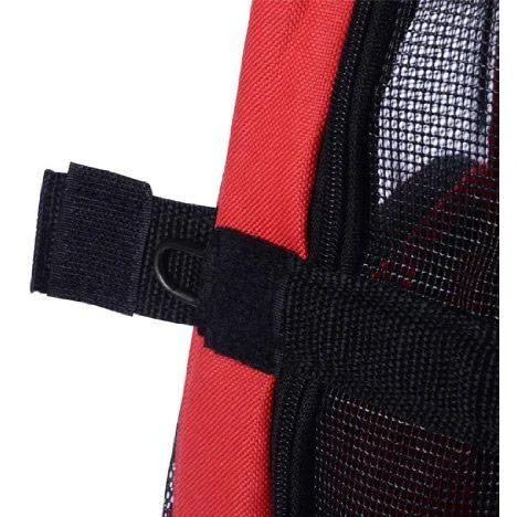 2in1 Hundetrolley Transporttasche Tragetasche Tiere Rucksack Trolley rot - 2