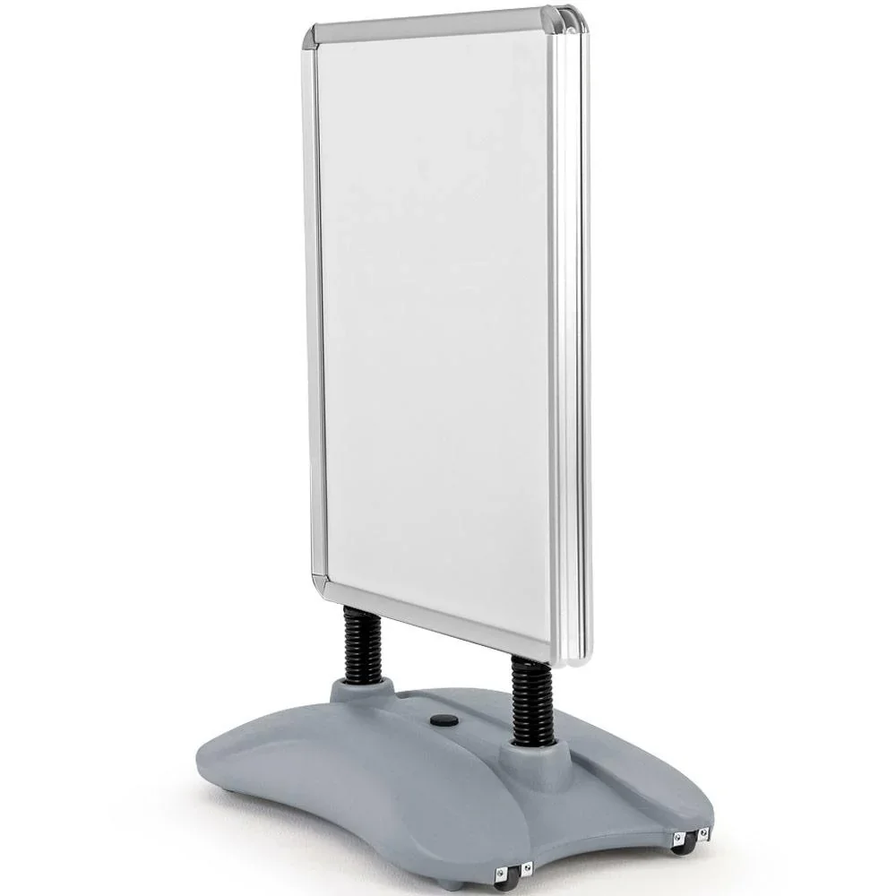 Kundenstopper - beidseitig mit 25L-Füllungstank - 59x84,5cm - Postergröße A1 - 3