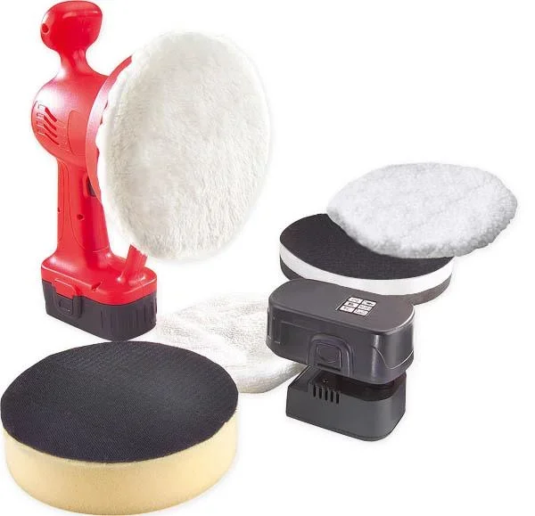 Akku Poliermaschine 18 Volt/ 12-teiliges Lackpflege Set - 1
