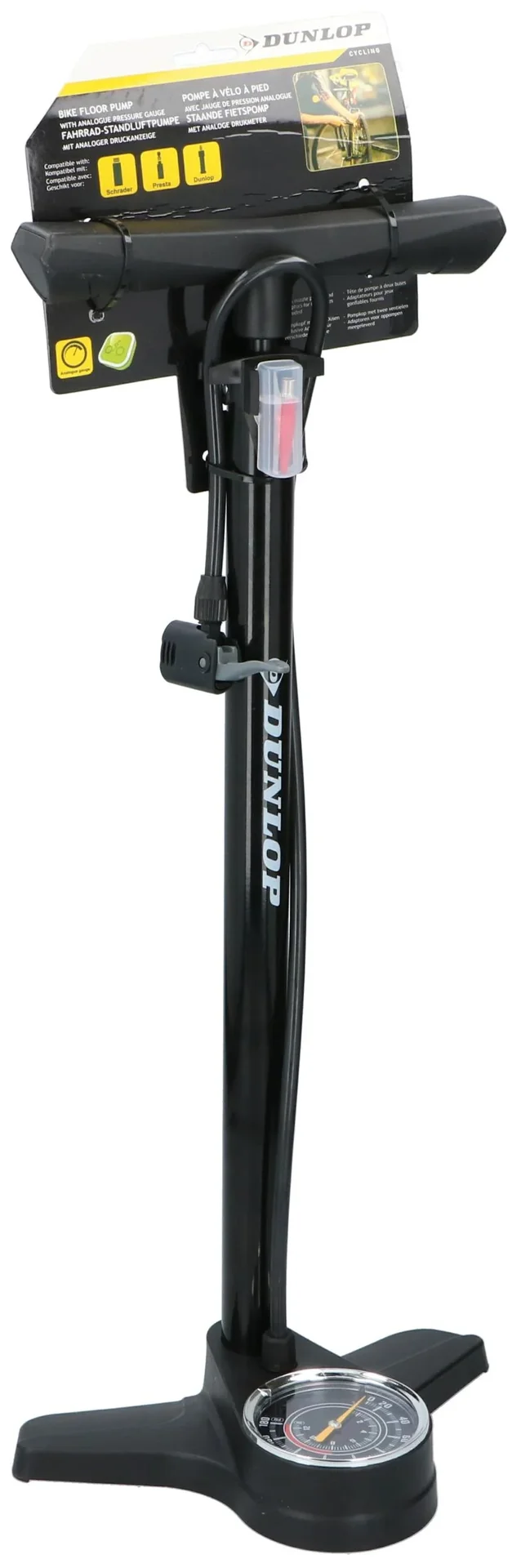 Fahrrad-Standpumpe mit Manometer - 0