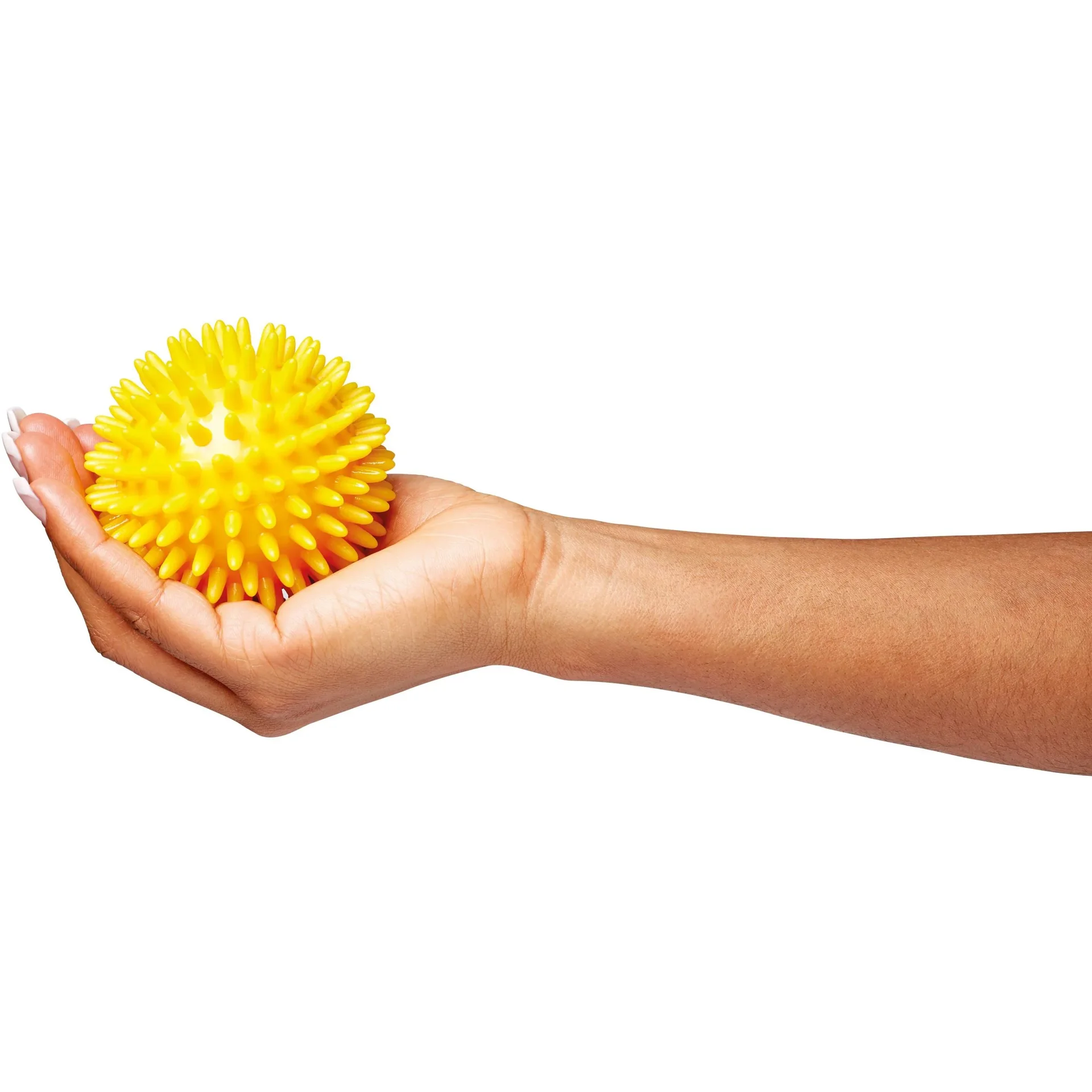 Massageball Mit Noppen 8 cm Gelb - 0