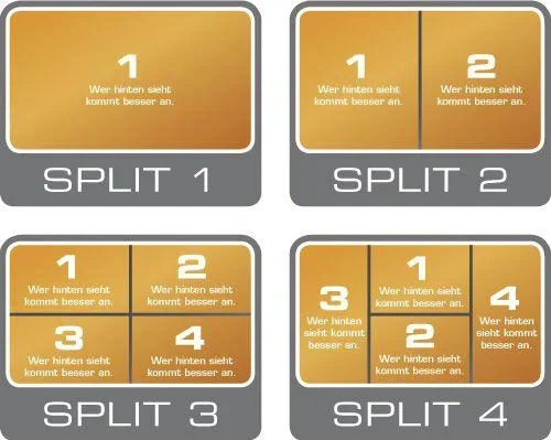 Rückfahrsystem R7-S Quad mit 4 Kameras - 1