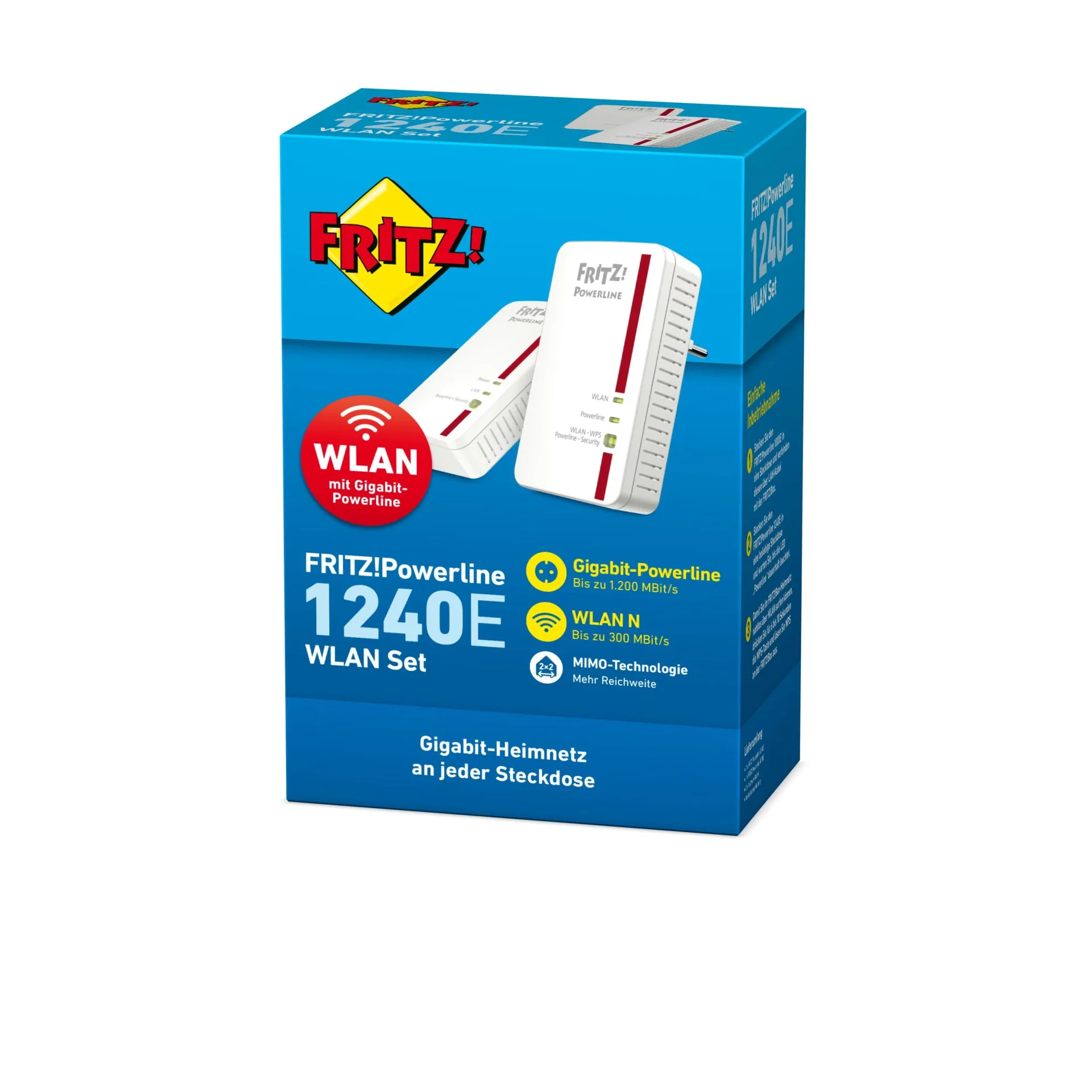 FRITZ!Powerline 1240E WLAN-Set - 1