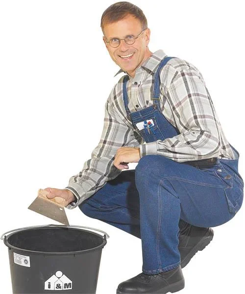 Fabrik Latzjeans, stonewashed, Gr. 25 - 3